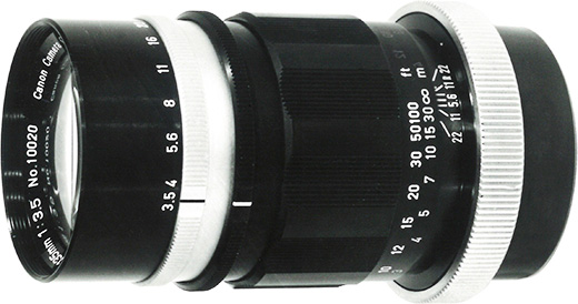 Canon R 135mm f/3.5  (mkII)