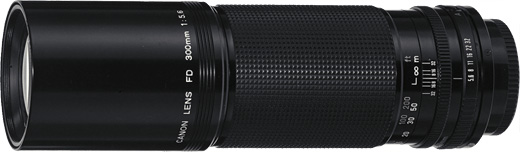 Canon New FD 300mm f/5.6